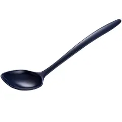 Hutzler 12-Inch Melamine Solid Cooking Spoon Blue