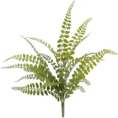4pc 18" Buckler Fern Bush With 20" Diameter Faux