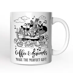 Steamboat Willie Coffee and Friends Mug, Friendship Appreciation Gift