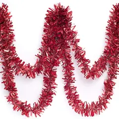 4 inches Wide x 25 ft Long Holiday Garland Decor for Parties and Parades