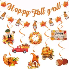 Happy Fall Y'all Decorations