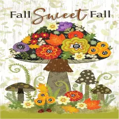Fall Sweet Fall 2 Sided Garden Flag