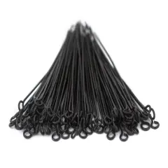 The Bead Chest Midnight Brass 21 Gauge 2.5 Inch Eye Pins (Approx 100 pieces)