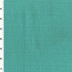 Teal Cross-Hatch Slub Dobby Decorating Fabric By the Yard