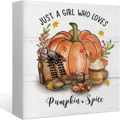 Just a Girl Who Loves Pumpkin Spice Fall Pumpkin Shoes Coffee Cup