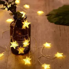 20 LED Star String Lights - 10 FT