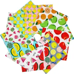 Fat Quarters Precut Fabric Bundles, 10 Pcs 100% Cotton 19.69&rdquo; x 19.69
