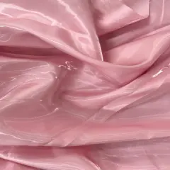 1 Yard Crystalized Reflective Liquid Bridal Satin Fabric Shimmering Polyester Material 59/60 Inch Width Pink