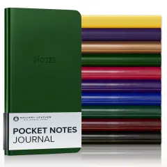 Pocket Notes Leather Journal by Gallery Leather - 6"x3.25" FreeportHunter