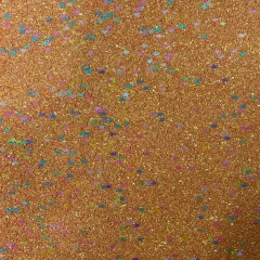1 Yard Iridescent Stardust Glitter Vinyl Fabric For Crafts Bags Wallpaper Fashion Decor 54&rdquo; Width Orange Iridescent