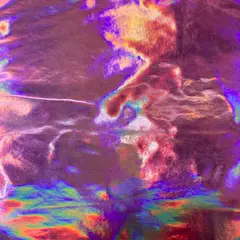 1 Yard Hologram Stretch Vinyl Fabric For Dancewear Cosplay Crafts Decorations 60 Inch Width Fuchsia