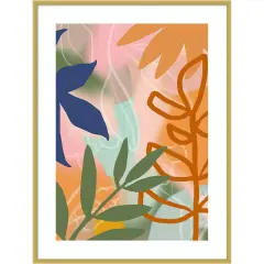 Summer Jungle Iby Andrea Haase Wood Framed Wall Art Print