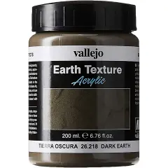 Vallejo Dark Earth Gel, 200ml, Dark Earth, 6.76 Fl Oz (Pack of 1)