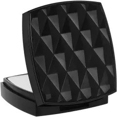 Black - 1x/3x Magnifiying Rechargeble LED Compact Makeup Mirror