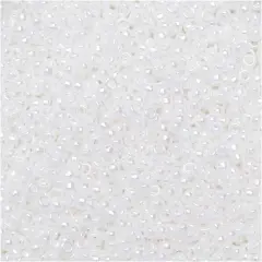 Miyuki Round Seed Bead Size 15/0 8.2g White Pearl