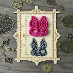 Steampunk Bunny Clay Cutter