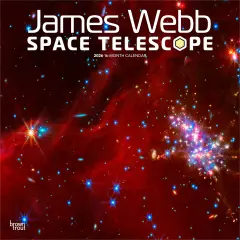 James Webb Space Telescope | 2026 12 x 24 Inch (Hanging) Monthly Square Wall Calendar | Plastic-Free