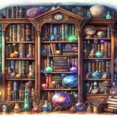 5D Diamond Painting Kits, Bookshelf Dimond Art Paintings Kit