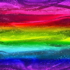 Rainbow Pacifica Textured Wave Red/Multi Cotton Fabric by the Yard