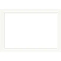 Craftsman White Framed Dry Erase Magnetic Board