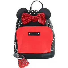 Minnie 10" Mini Deluxe Backpack with 1 Front pocket