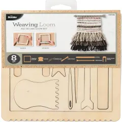 Weaving Loom Kit, 8 pc, Rectangle All-in-One