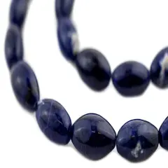 The Bead Chest Oval Sodalite Beads (12x8mm)