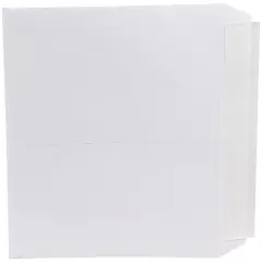School Smart Kwik-Tak Envelopes, 9 x 12 Inches, 28 lb, White, Box of 100