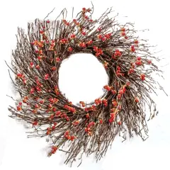 Country Bittersweet Wreath 22"