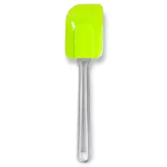 Handy Housewares 10" Long Flexible Silicone Head Spatula with Frosted Plastic Handle Green