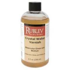 Rublev Crystal Water Varnish Watercolor Medium - 236 ml