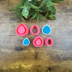 Teardrop Stud Clay Cutter | Western Turqouise