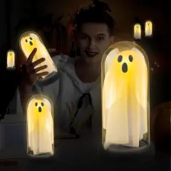 Halloween Decorations Indoor Light Up Cute Ghosts Decor