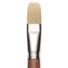Escoda Futura Synthetic Bristle Brush - Series 5424, Flat, Size 22, Long Handle