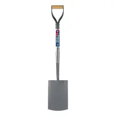 Spear & Jackson Neverbend Professional Digging Spade &ndash; Heavy-Duty Forged Carbon Steel Garden Spade for Tough Soil and Precision Digging