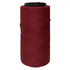The Beadsmith Brazillian Waxed Cord Spool Raspberry