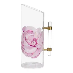 Lucite Floral Pitcher By Kinor Decor