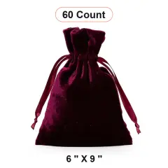 Velvet Pouches 6" x 9" For Accessories