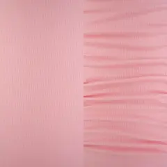 Rayon Blend 4x2 Rib Knit Fabric Soft & Stretchy, 52/54&Prime; Width Great for DIY Clothing PINK PALE