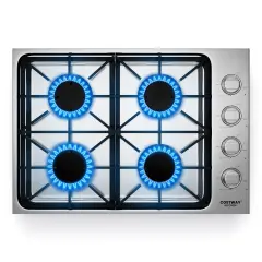 Gas Cook top with 4/6 Powerful Burners and ABS Knobs-30 inches