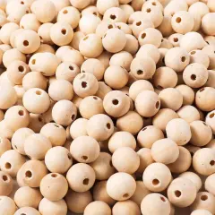 1000pcs 6MM Wood Beads Natural Unfinished Round Wooden Loose Beads