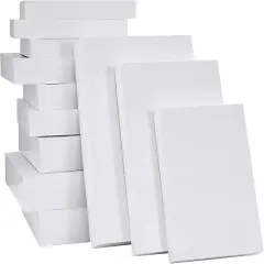 12 Pack Assorted Sizes(4 Boxes 11", 4 Boxes 14", 4 Boxes 16") White Gift Boxes With Lids For Christmas, Birthdays and more