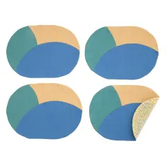 Kaplan Early Learning Company Double-Sided Placemats - Set of 4