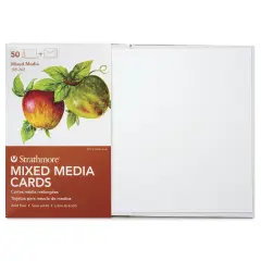 Strathmore 400 Series Mixed Media Cards and Envelopes - Full Size, 5" x 6-7/8", Pkg of 50