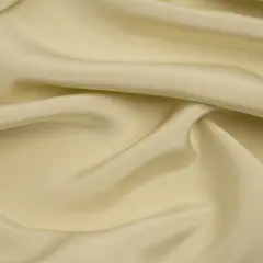 1 Yard Young Wheat Silk Crepe Fabric, 44" Wide Luxury 4 Ply Material for Fashion & Tailoring