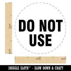 Do Not Use Inventory Management Manufacturing Label Rubber Stamp for Planner