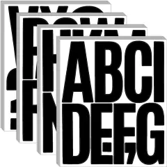 351 Pieces 36 Sheets Letter Stickers Big Font Alphabet