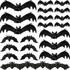 Halloween Hanging Bats 24 Pcs