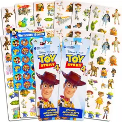 Bundle Includes 240 Toy Story Stickers with Bonus Mickey Mouse Stickers