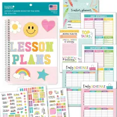 Teacher Planner 2025-2026 with Stickers